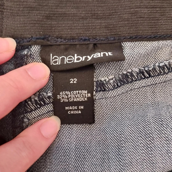 Lane Bryant Dark Wash Denim Bandage Skirt in Size 22 - Picture 7 of 8